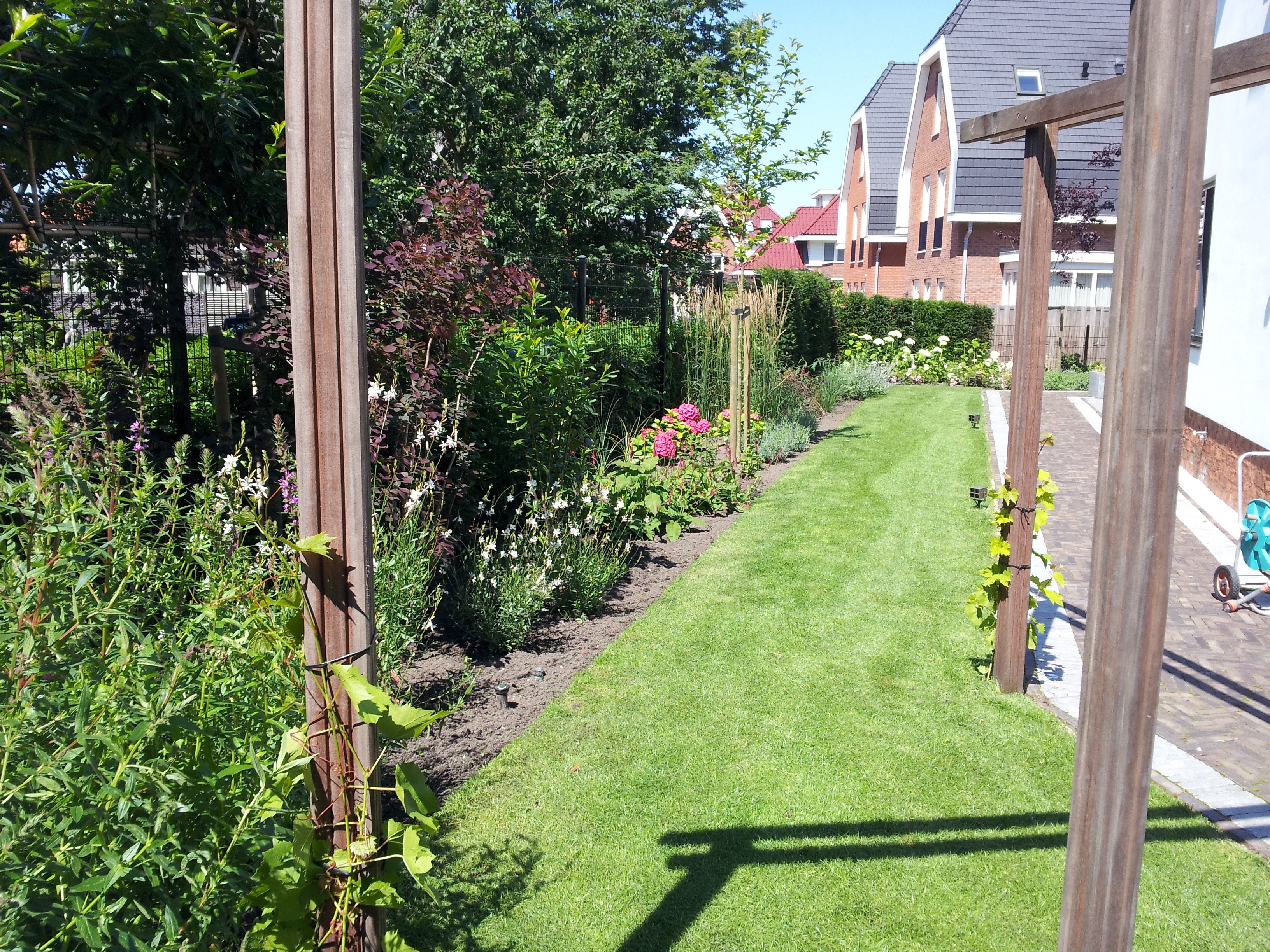 Hovenier Droomtuin houtwerk