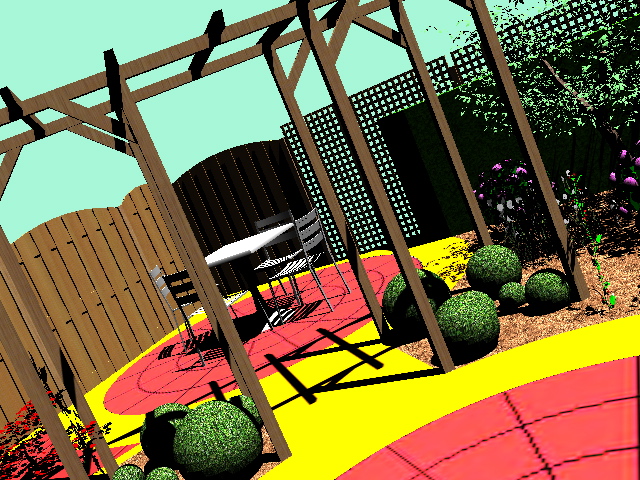 Terras tuinontwerp hovenier