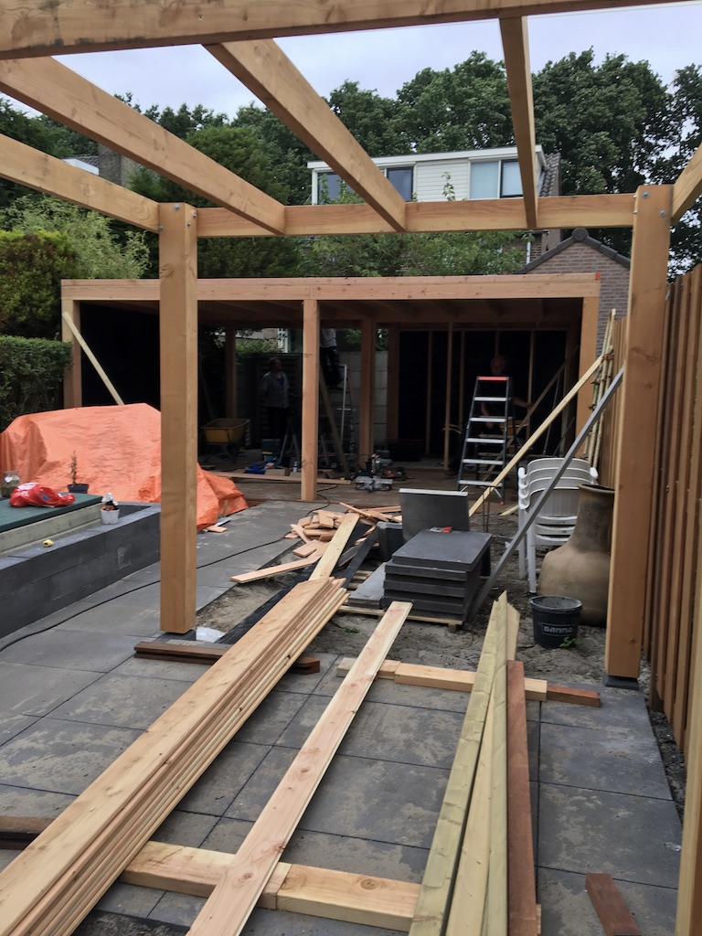 Pergola en overkapping bouwen