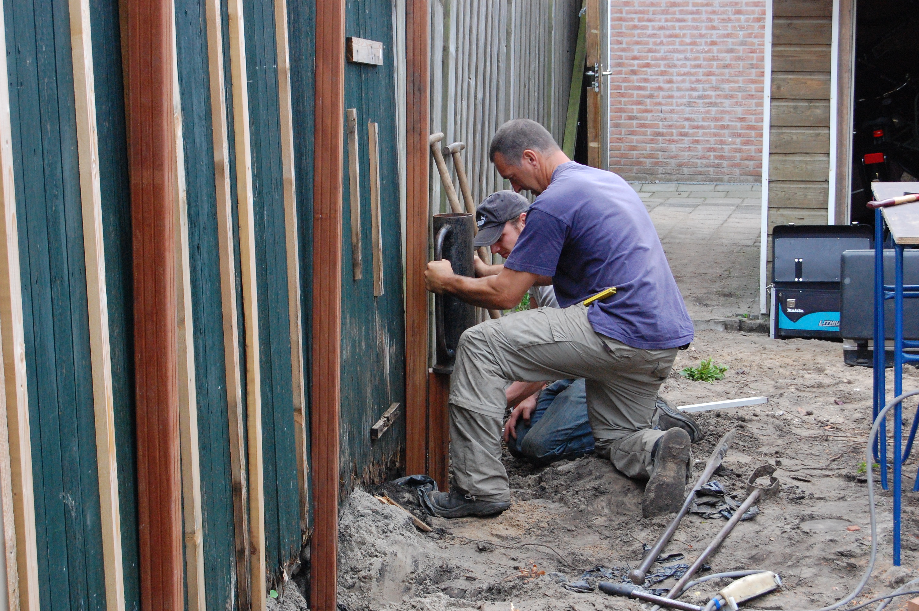 Schutting plaatsen