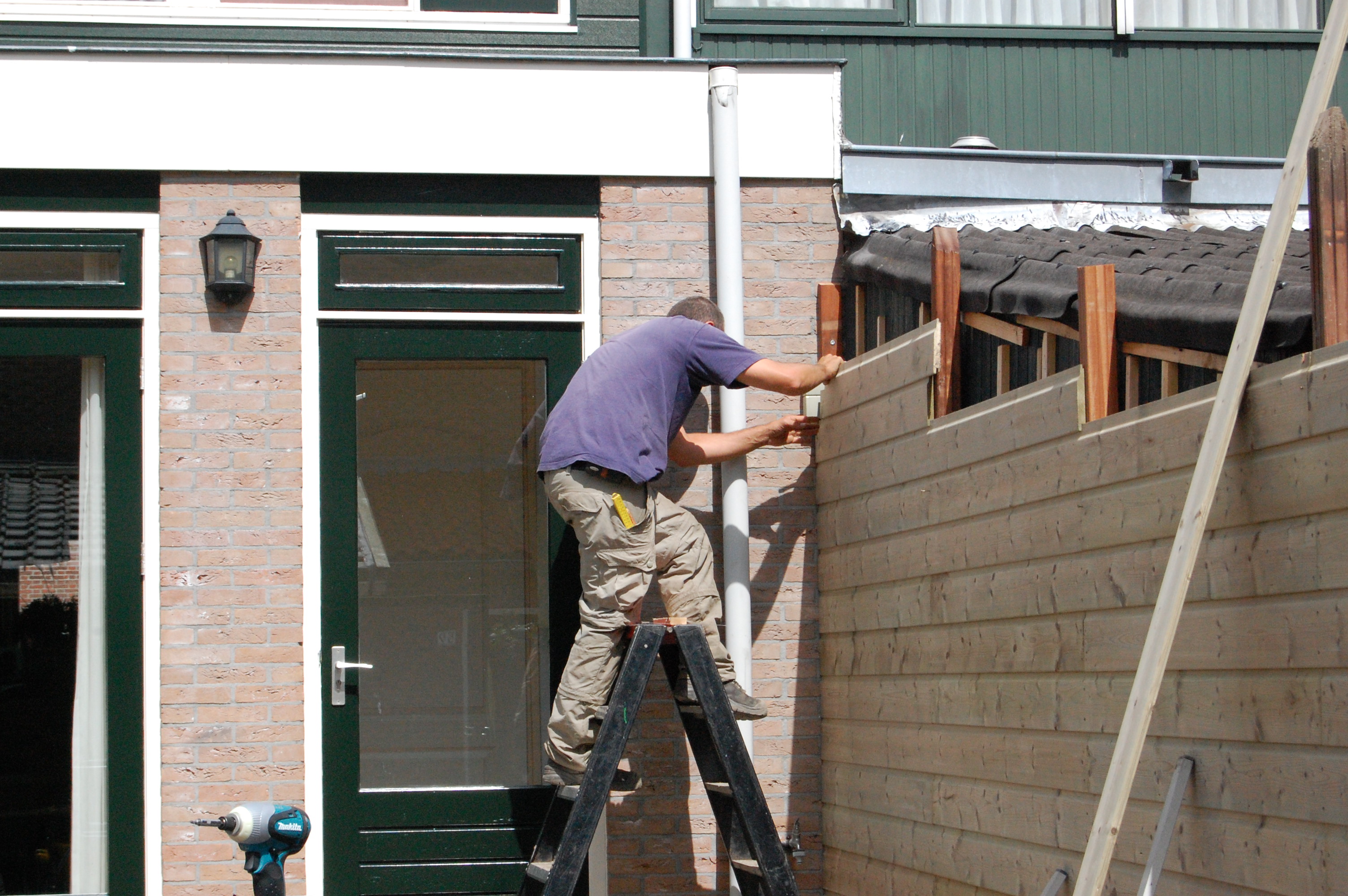 Schutting plaatsen