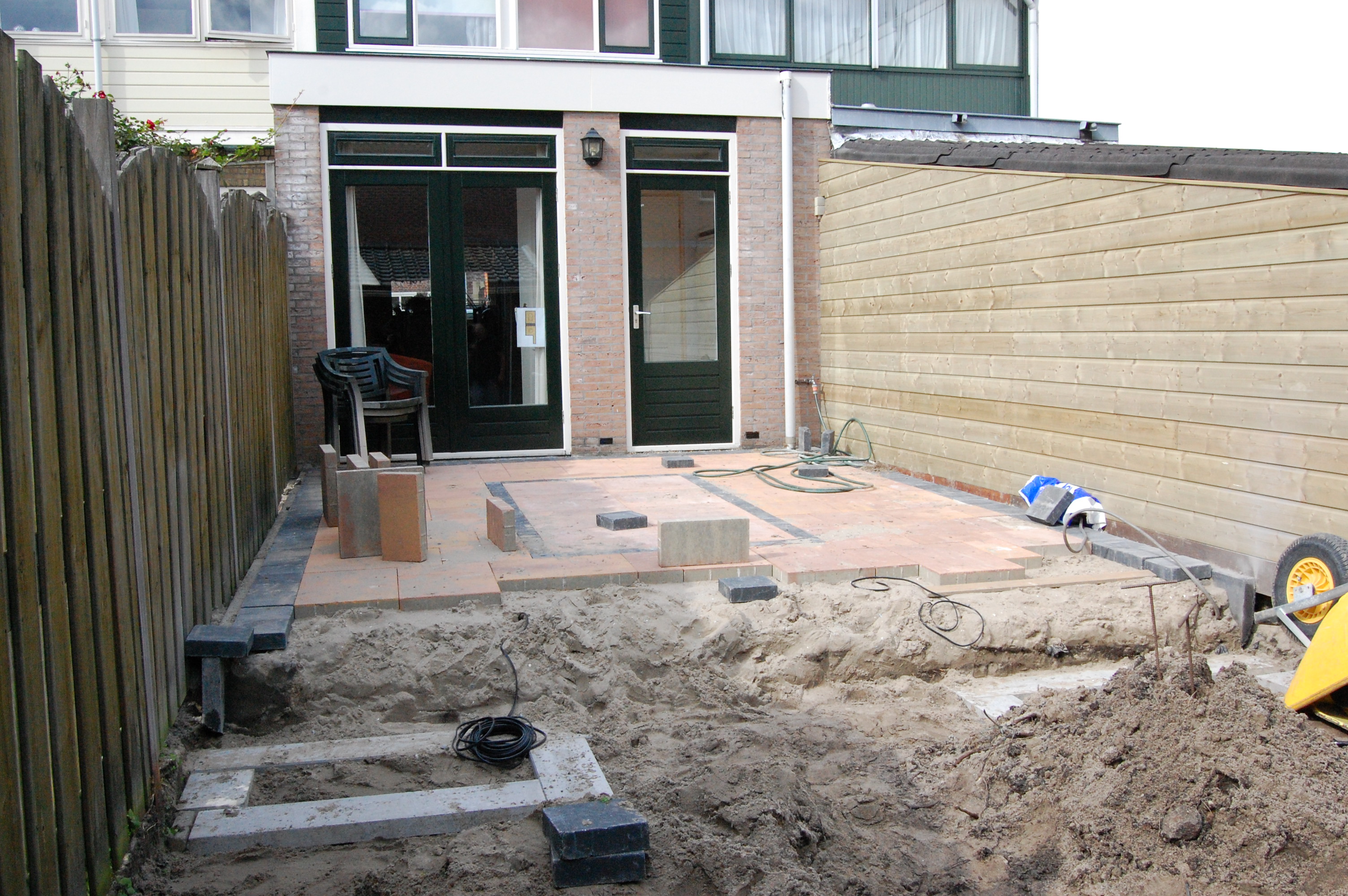 Terras aanleg