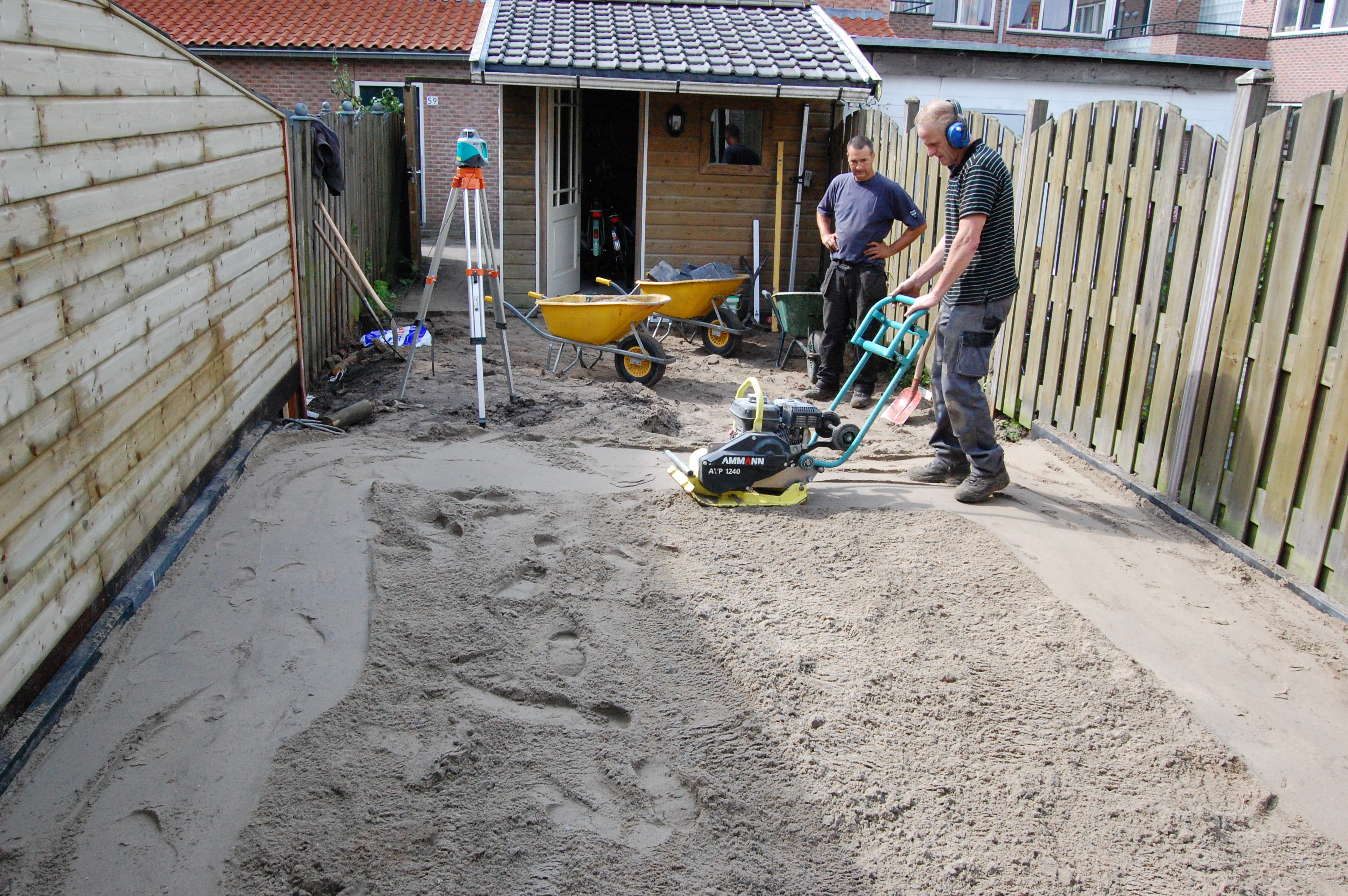 Terras aanleg